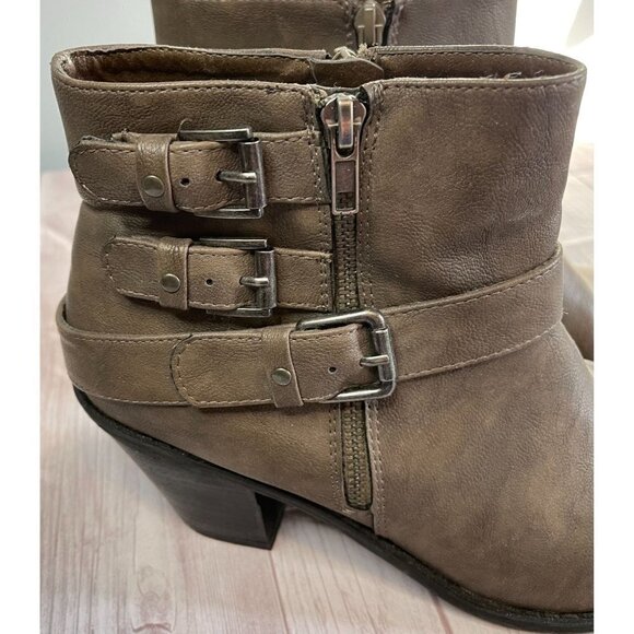 Ruffhewn Womens Dikson Heeled Ankle Bootie Brown Size 11 US - Picture 5 of 12